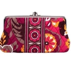 Vera Bradley Carnaby Kiss Lock wallet